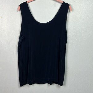 Chico’s Travelers Navy Blue Tank Top XL 16